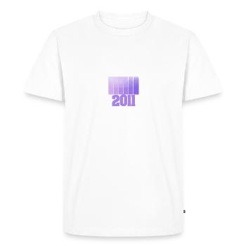 2011 - T-shirt Premium bio Homme - blanc - Devant - Nico (187cm)