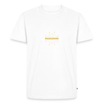 Métier de sculpteur sur bois - T-shirt Premium bio Homme - blanc - Devant - Nico (187cm)