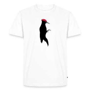 Pic noir - T-shirt Premium bio Homme - blanc - Devant - Nico (187cm)