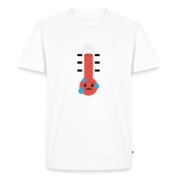 thermometer - Men's Premium Organic T-Shirt - white - Front - Nico (187cm)