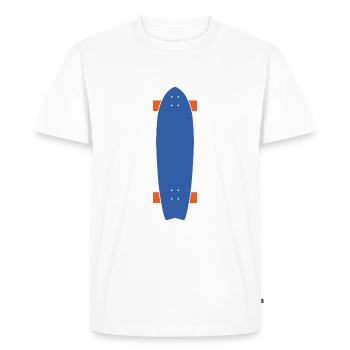 Mach 'nen Kickflip - Skateboard, Longboard - Men's Premium Organic T-Shirt - white - Front - Nico (187cm)
