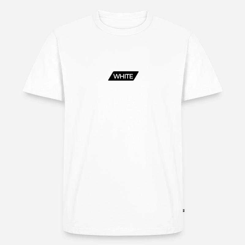 Withe - T-shirt Premium bio Homme - blanc