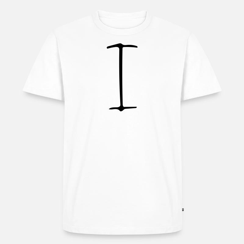 Das I - Männer Premium Bio T-Shirt - Weiß