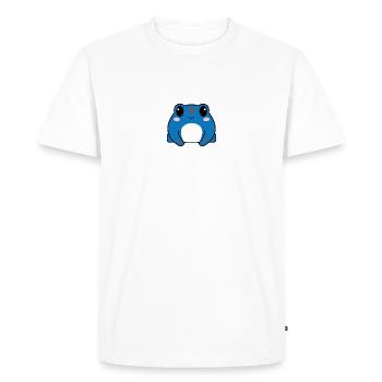 Iggy la grenouille - T-shirt Premium bio Homme - blanc - Devant - Nico (187cm)