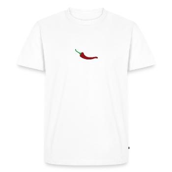 Piment - T-shirt Premium bio Homme - blanc - Devant - Nico (187cm)