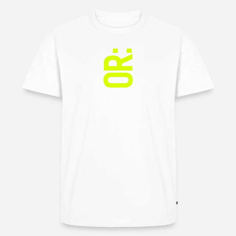 KRIEGER: (oder ich!) - Männer Premium Bio T-Shirt - Weiß