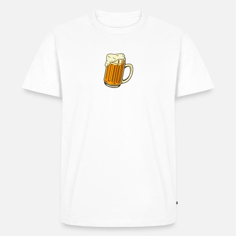 Lecker Bierchen - Männer Premium Bio T-Shirt - Weiß
