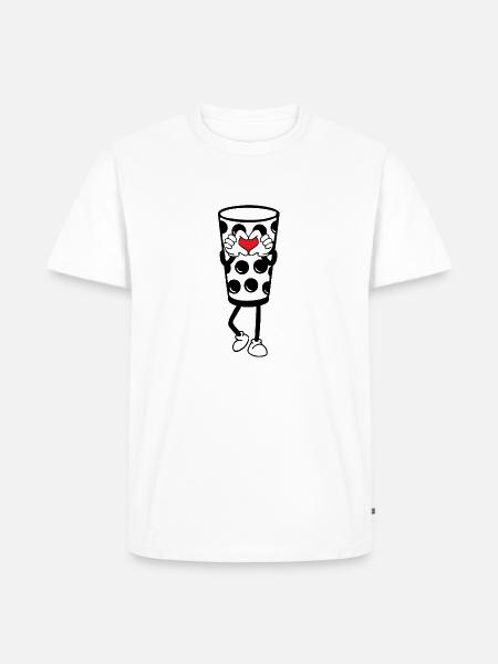 Pfalzliebe - Männer Premium Bio T-Shirt - Weiß