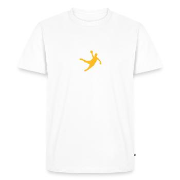 raohandball9black - T-shirt Premium bio Homme - blanc - Devant - Nico (187cm)