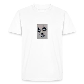Lonely clown - Men's Premium Organic T-Shirt - white - Front - Nico (187cm)
