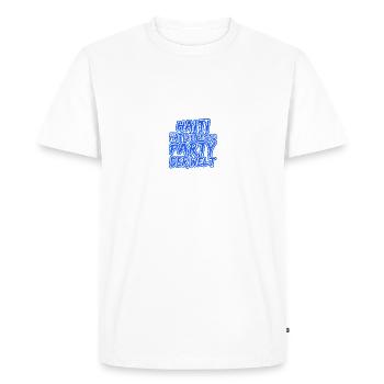 Haïti comme Haïti - T-shirt Premium bio Homme - blanc - Devant - Nico (187cm)