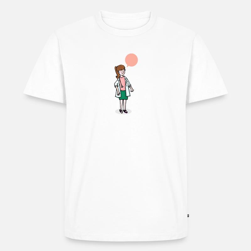 doc148 - Männer Premium Bio T-Shirt - Weiß