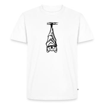 Pendaison de bat - T-shirt Premium bio Homme - blanc - Devant - Nico (187cm)