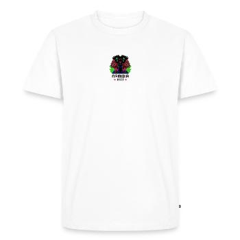 Reine de Namibie - T-shirt Premium bio Homme - blanc - Devant - Nico (187cm)