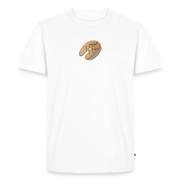Saumons - T-shirt Premium bio Homme - blanc - Devant - Nico (187cm)