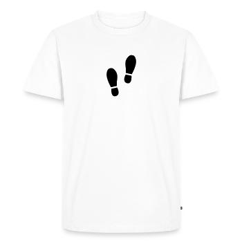 Chaussures - T-shirt Premium bio Homme - blanc - Devant - Nico (187cm)