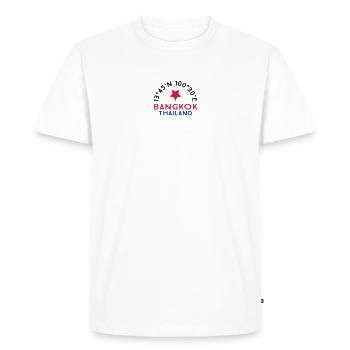 Bangkok - T-shirt Premium bio Homme - blanc - Devant - Nico (187cm)