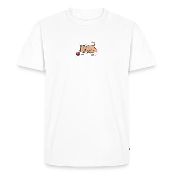 Chats Chats - T-shirt Premium bio Homme - blanc - Devant - Nico (187cm)