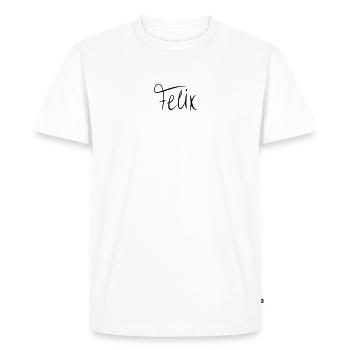 Felix - T-shirt Premium bio Homme - blanc - Devant - Nico (187cm)