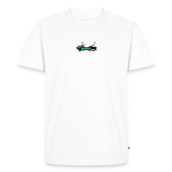 Conception motivante pour les joueurs d’élite - T-shirt Premium bio Homme - blanc - Devant - Nico (187cm)