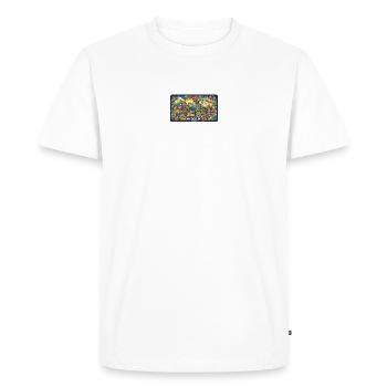 Medellín, Columbia City Design - T-shirt Premium bio Homme - blanc - Devant - Nico (187cm)