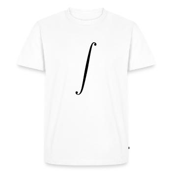 intégral - T-shirt Premium bio Homme - blanc - Devant - Nico (187cm)