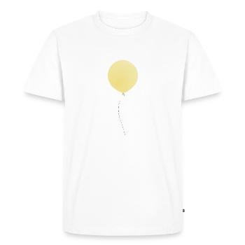 Balloon, Celebration, Party, Congratulations - Men's Premium Organic T-Shirt - white - Front - Nico (187cm)