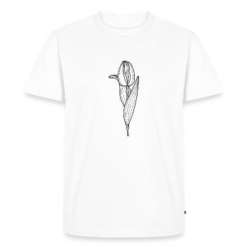 Tulipe fleurie - T-shirt Premium bio Homme - blanc - Devant - Nico (187cm)