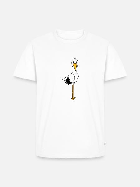 stork - T-shirt Premium bio Homme - blanc