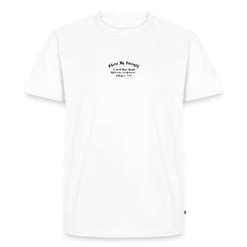 Le Christ, ma force - T-shirt Premium bio Homme - blanc - Devant - Nico (187cm)
