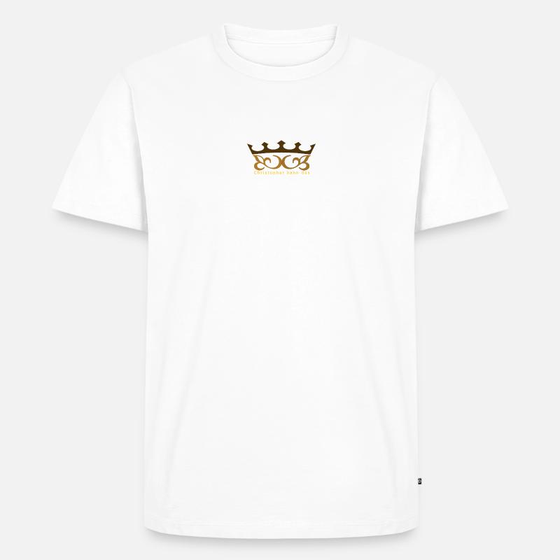 Christopher kann das mit Krone - Männer Premium Bio T-Shirt - Weiß