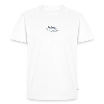 Canal du midi villes - T-shirt Premium bio Homme - blanc - Devant - Nico (187cm)