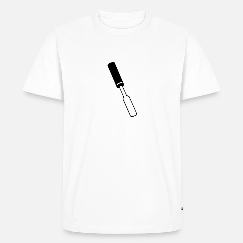 Ciseaux / Outils - T-shirt Premium bio Homme - blanc