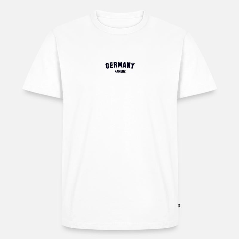 KAMENZ - Männer Premium Bio T-Shirt - Weiß