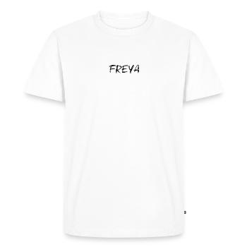 Freya - Men's Premium Organic T-Shirt - white - Front - Nico (187cm)