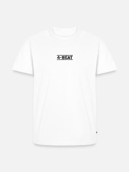 4 Beat - Men's Premium Organic T-Shirt - white