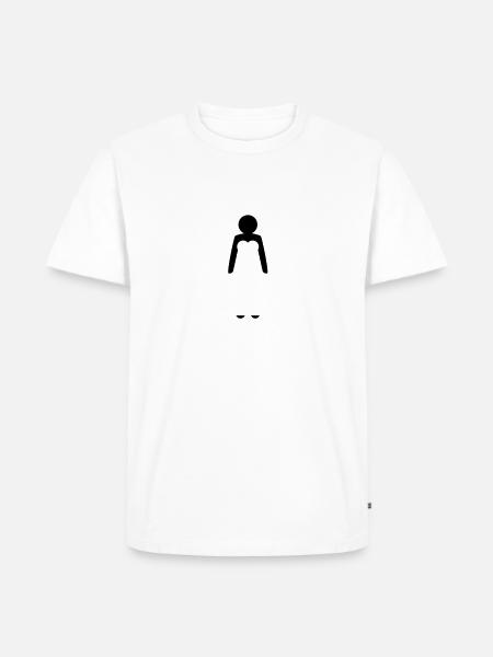 wedding_woman - Männer Premium Bio T-Shirt - Weiß