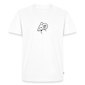 Aries zodiac sign horoscope animal - Men's Premium Organic T-Shirt - white - Front - Nico (187cm)