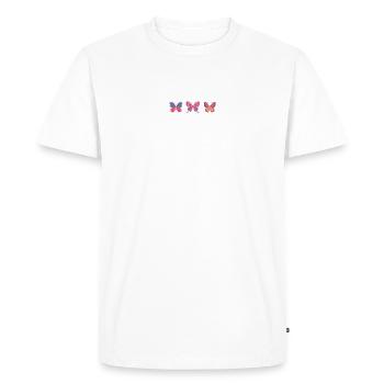 Colorful butterfly variety - Men's Premium Organic T-Shirt - white - Front - Nico (187cm)