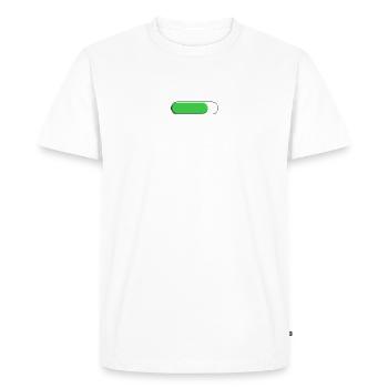 Petite Verte gauge (loading) - Men's Premium Organic T-Shirt - white - Front - Nico (187cm)