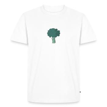 Brocoli amical - T-shirt Premium bio Homme - blanc - Devant - Nico (187cm)