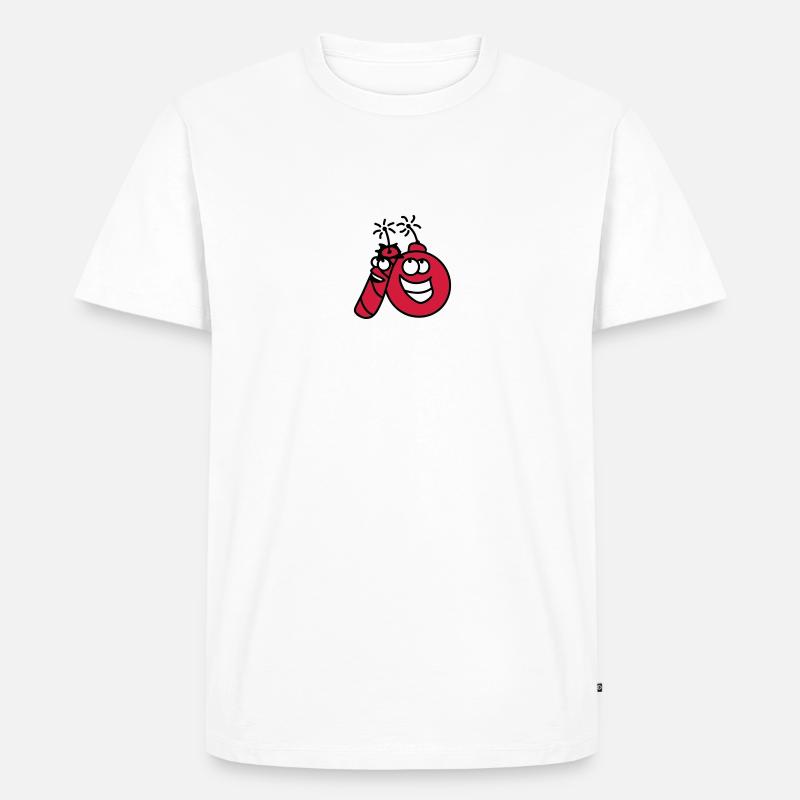 explosive - Men's Premium Organic T-Shirt - white
