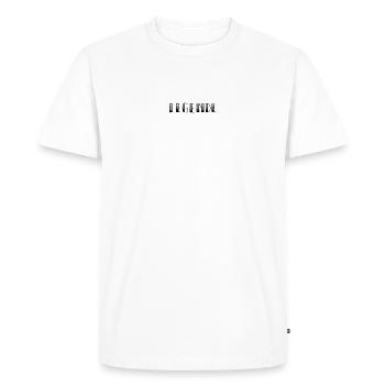 Legend - Men's Premium Organic T-Shirt - white - Front - Nico (187cm)