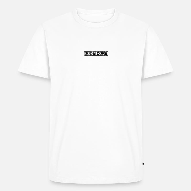 Doomcore - Männer Premium Bio T-Shirt - Weiß