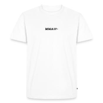 Le MMA - T-shirt Premium bio Homme - blanc - Devant - Nico (187cm)