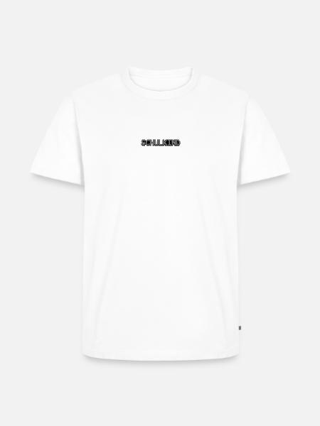 Schoolchild Pixel - Men's Premium Organic T-Shirt - white