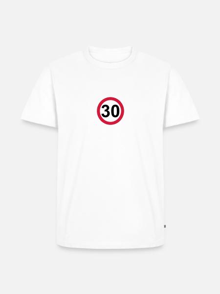 30 - Men's Premium Organic T-Shirt - white
