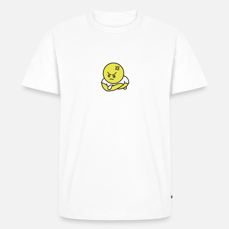 Offended Toon - Männer Premium Bio T-Shirt - Weiß