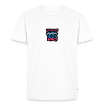 100 Procent Perfect - T-shirt Premium bio Homme - blanc - Devant - Nico (187cm)