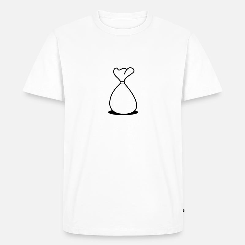 Bag - Männer Premium Bio T-Shirt - Weiß